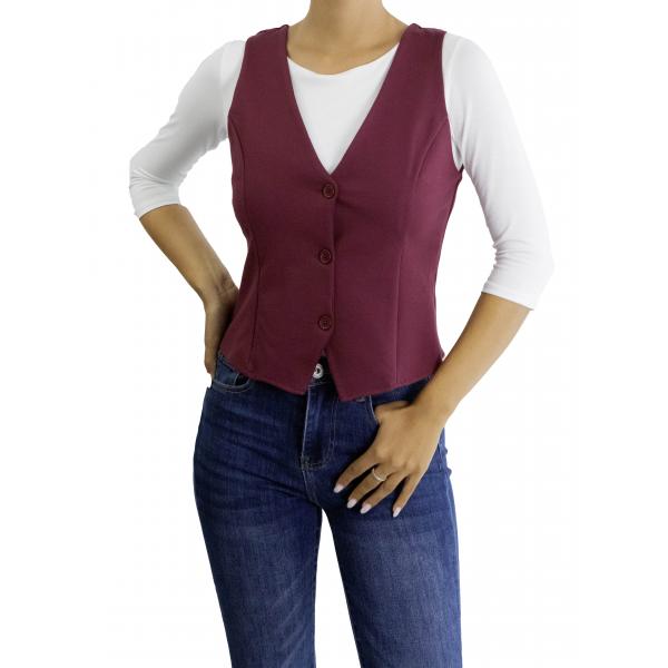 Gilet con bottoni "Diana"